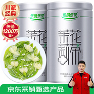 樂品樂茶茉莉花茶特級綠茶茶葉川派濃香型2025新茶春茶250g橫縣飄雪冷泡茶