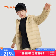 安踏兒童羽絨服男女大童小童2024冬季加絨保暖輕薄羽絨外套A72447907