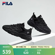 FILA斐樂女鞋跑步鞋火星二代復(fù)古老爹鞋運(yùn)動(dòng)鞋休閑慢跑鞋MARS Ⅱ 黑色-BK-F12W141116F 36
