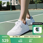 斐樂（FILA）官方女鞋圓盾板鞋2025年夏季新款鞋子透氣運動鞋休閑鞋 斐樂白-WT 36