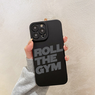 OTHER滾去健身適用iPhone16蘋(píng)果15手機保護殼14ProMax榮耀100Pro華為Ma 透明滾去健身黑字 iPhone6sPlus