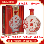 津酒扁鳳壺濃香型天津特產(chǎn)白酒名酒整箱裝【喜酒特惠】 42度 500mL 1瓶 人祥