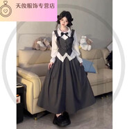 樊浩miu系小香風(fēng)春日三件套女款半身裙套裝馬甲襯衫長裙洋氣穿搭 單件襯衫 S