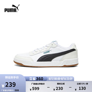 彪馬（PUMA）官方 男女同款情侶輕便經(jīng)典簡(jiǎn)約休閑百搭潮流板鞋 CARACAL 369863 白-米白色-黑色-44 45