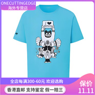 尤尼克斯（YONEX）尤尼克斯 YY 運(yùn)動(dòng)圓領(lǐng)簡(jiǎn)約短袖T恤 男女同款 亮藍(lán)色 L