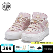 帕拉?。≒ALLADIUM）扣子鞋運(yùn)動(dòng)休閑鞋情侶款低幫帆布鞋女鞋男鞋子 櫻桃粉/白 36