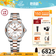ENICAR英納格藍(lán)牌系列雙日歷商務(wù)簡(jiǎn)約防水全自動(dòng)機(jī)械瑞士男士手表 間金168/50/335G