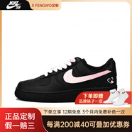 耐克（NIKE）定制球鞋AirForce1空軍一號黑粉薔薇Vlad女子低幫板鞋 黑色 定制鞋款 不可退換 35.5 只售 假一賠三