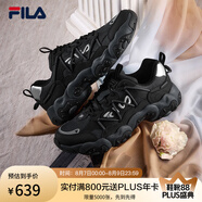 FILA 斐樂貓爪鞋4代男鞋復(fù)古老爹鞋時(shí)尚休閑運(yùn)動鞋透氣厚底鞋貓爪6 黑-貓爪6夏 F12M522111FBD 42