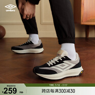 茵寶（Umbro）漫游鞋R708復(fù)古跑鞋Vibram鞋底運(yùn)動(dòng)鞋男鞋休閑鞋女鞋 隕石灰/黑色（男女同款） 40