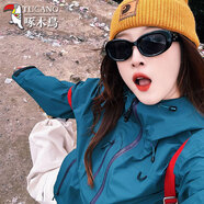 啄木鳥超好看沖鋒衣女款薄款2025新款戶外三合一防風(fēng)防水登山外套 仙蹤綠【單外套丨無內(nèi)膽】 3XL