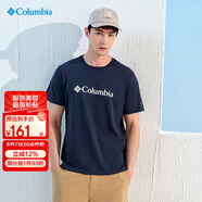 Columbia哥倫比亞t恤男25春夏戶外休閑舒適透氣純棉短袖 JE1586 467 L