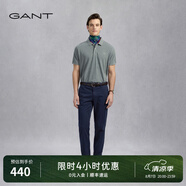 GANT【亞洲版型】GANT/甘特官方春季寬松純棉直筒商務休閑褲修身男裝 410海藍 31