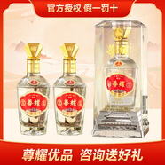 五糧液（WULIANGYE）股份出品  52度 送禮酒禮盒婚宴酒 52度 500mL 2瓶 尊耀優(yōu)品