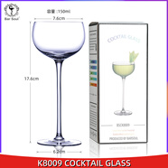 酒吧靈魂 雞尾酒杯套裝 百款無鉛水晶玻璃杯調(diào)酒杯 專業(yè)酒吧杯子 馬天尼杯 K8009木村系高腳杯 150ml