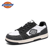 Dickies男士休閑鞋男鞋透氣潮流百搭板鞋情侶鞋 黑白 42 