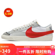 耐克NIKE男休閑鞋經(jīng)典BLAZER LOW '77新年紅運(yùn)動(dòng)鞋DQ8769-100灰白42.5
