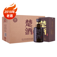 楚園春楚酒春秋2018年老酒純糧食52度濃香型白酒湖北名酒宴席送禮盒裝酒 52%vol 500mL 6瓶 整箱