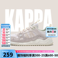 KAPPA卡帕女鞋休閑老爹鞋女2025春季新款輕便舒適跑步鞋百搭戶外運(yùn)動鞋 菲粉色 35