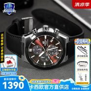 卡西歐（CASIO）商務(wù)休閑日韓手表男士太陽能鬧鐘防水鋼帶皮帶石英腕表送男友禮物 EFS-S630BL-5A藍寶石太陽能