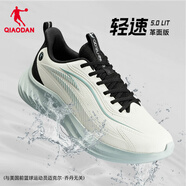 喬丹悅雨皮面防水運動(dòng)鞋雨天戶(hù)外通勤男鞋緩震跑鞋