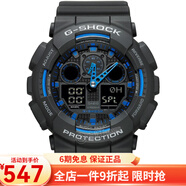 卡西歐（CASIO） 卡西歐(CASIO)手表男 G-SHOCK黑金悟空戶外運動電子防水運動男表 GA-100-1A2