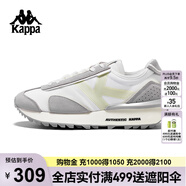 卡帕（Kappa）背靠背新款復(fù)古情侶跑步鞋輕便戶外運(yùn)動鞋男休閑鞋女款 K0EY5MM38