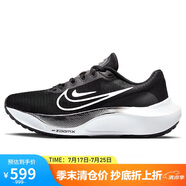 耐克NIKE女跑步鞋緩震ZOOM FLY 5運動鞋DM8974-001黑37.5