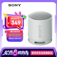 索尼（SONY）SRS-XB100 藍(lán)牙音箱音響 迷你便攜 重低音16小時續(xù)航 戶外音箱 防水防塵 灰色