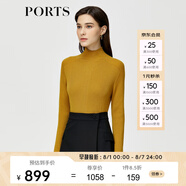 PORTS寶姿秋冬新款女裝針織衫ALM9K407JKW017 姜色 S