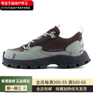 阿瑪尼（ARMANI）EMPORIO ARMANI阿瑪尼 尼龍 網(wǎng)布圓頭系帶 低幫 生活休 綠色 40