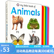英文原版 My Little Book of Animals 超大本紙板書 書 幼兒單詞詞匯啟蒙學(xué)習(xí) 綠山墻 動物科普百科單詞 親子學(xué)習(xí)圖畫書 麥克米倫出品