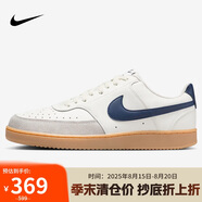 耐克NIKE板鞋男復古COURT VISION運動(dòng)鞋HF1068-133帆白/深藏青41