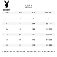 花花公子（PLAYBOY）300斤大碼情侶垂墜感涼爽天絲牛仔短褲男女夏季薄款松緊高腰中褲2 透明 尺碼表 L 90-130斤