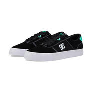 Dcshoecousa男士運(yùn)動(dòng)板鞋 Teknic標(biāo)志性logo時(shí)尚舒適穩(wěn)定支撐低幫男士休閑鞋 Black/White/Emerald 45