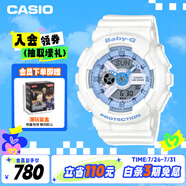 卡西歐（CASIO）手表女BABY-G學(xué)生防水運動電子日韓表送男友禮物BA-110XBE-7A