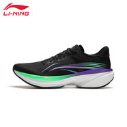 李寧（LI-NING）吾適4.0跑步鞋男鞋全掌緩震慢跑鞋網(wǎng)織透氣輕量回彈運動鞋 吾適4.0黑色 39.5