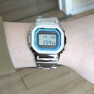 卡西歐（CASIO）手表 GMW-B5000GD-4/1/9/PC-1/D 太陽能電波藍(lán)牙小方塊男表 GMW-B5000PC-1 保險箱包裝