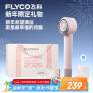 飛科（FLYCO）高速電吹風機家用負離子護發(fā)吹風筒速干便攜節(jié)日禮物鉆石粉FH6371配掛架