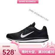 耐克（NIKE）Nike男鞋ZOOM WINFLO 5氣墊運(yùn)動(dòng)鞋網(wǎng)面休閑女鞋跑步鞋 AA76 AA7406-001 黑白 36.5