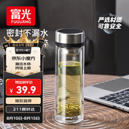 富光雙層玻璃杯 茶水分離泡茶杯 高硼硅水杯子辦公商務車載男女士