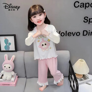 迪士尼（DISNEY）小馬寶莉兒童睡衣女童春秋季套頭長(cháng)袖薄款女孩寶寶家居服套裝 長(cháng)套3501粉蛋仔 170 10碼建議身高110-120CM