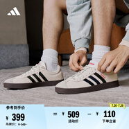 adidas T頭鞋 VL COURT復(fù)古板鞋德訓(xùn)鞋男女阿迪達(dá)斯輕運動   灰色/黑色/紅色(推薦女生選小半碼)   40.5