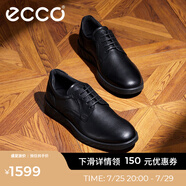 愛步（ECCO）皮鞋男 通勤德比鞋商務皮鞋男軟底系帶男士皮鞋 S輕巧混合520304 黑色52030401001 39