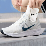 耐克（NIKE）男鞋跑步鞋2025新款夏季REVOLUTION 8運(yùn)動(dòng)鞋網(wǎng)面透氣學(xué)生休閑鞋子 RUN SWIFT 2白色藍(lán)色CU3517-101 44