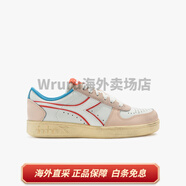 亞瑟士（）女鞋復(fù)古石洗做舊運(yùn)動(dòng)休閑鞋MAGIC BASKET LOW 白色/玫瑰粉C9866 36.5