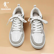 喬丹板鞋男鞋2025冬季新款皮面透氣軟底耐磨運動(dòng)鞋輕便百搭低幫休閑鞋 浮石色/樺白色 41