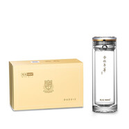 思寶（SIBAO）玻璃杯金鉆年華雙層商務(wù)辦公水杯男女士隔熱水晶杯車(chē)載泡茶杯 金鉆年華 尺寸偏小 280ml