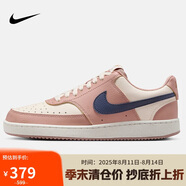 耐克NIKE女子休閑鞋 COURT VISION 運動鞋DH3158-606粉米白藍38.5