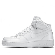 耐克（NIKE）Air Force1 AF1純白低幫空軍一號中幫板鞋 CW2288-111 366731-100 成人女款中幫   35.5